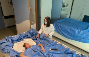 Immerse nell’acqua per 5 giorni, per ricreare gli effetti del volo spaziale